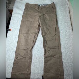 Lacoste Regular Fit Tan Pants sz 32x32 Casual Office Business Casual